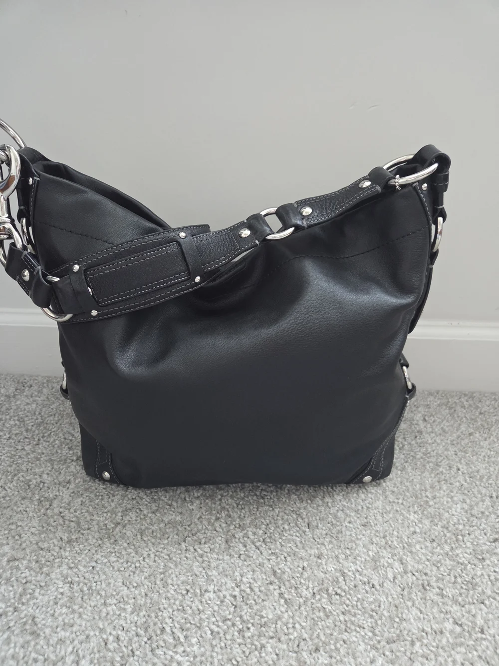 COACH black CARLY Bag